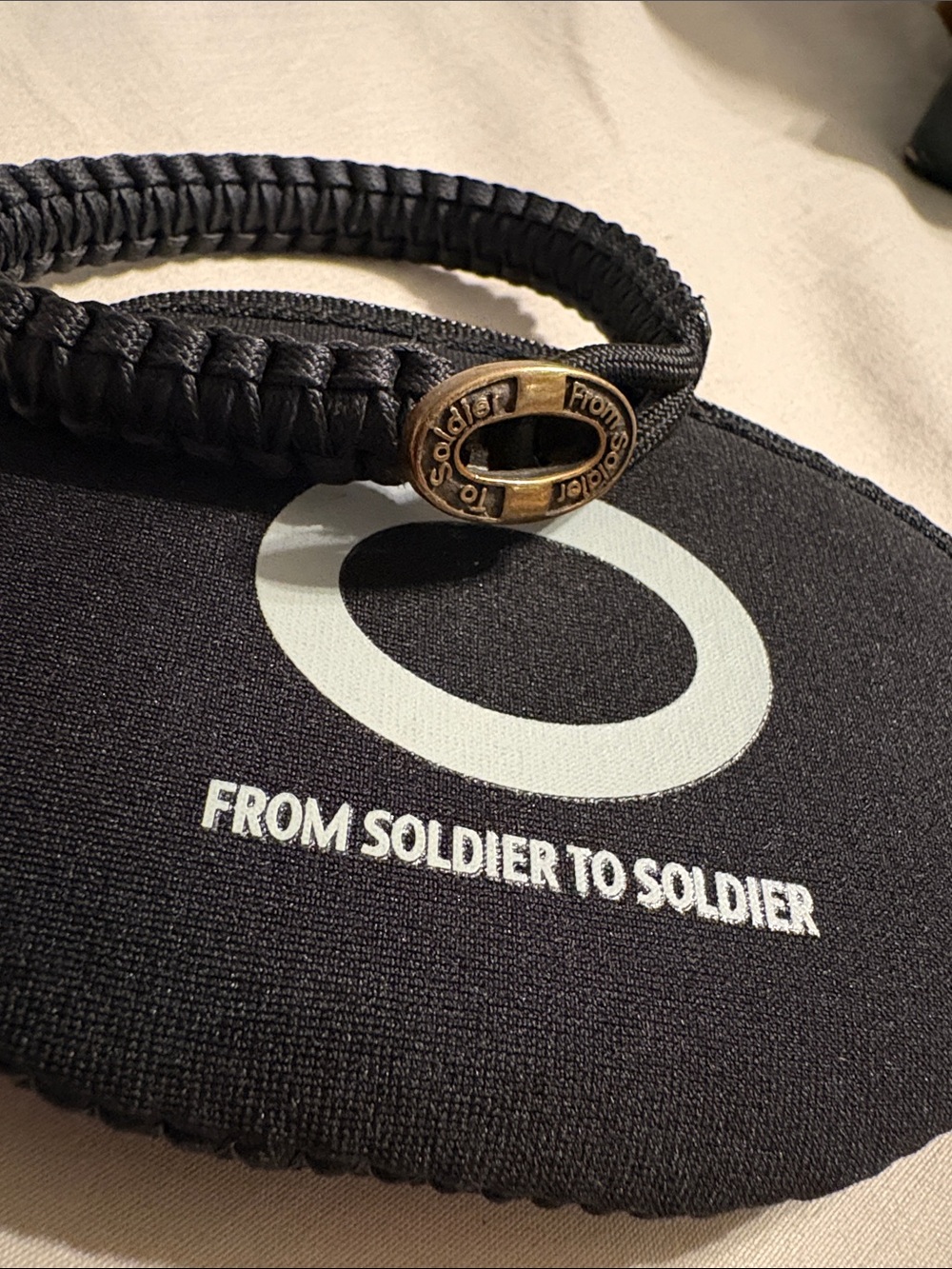 From Soldier to Soldier bracelet, black